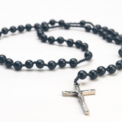 Rosary black 8mm