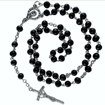 Rosary Black 8mm