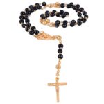 Rosary Black + Dotted