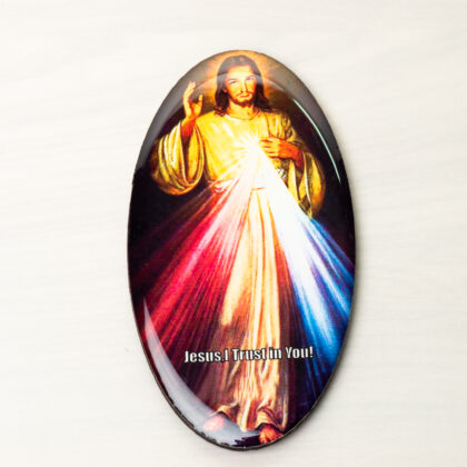 Magnet oval Divine Mercy