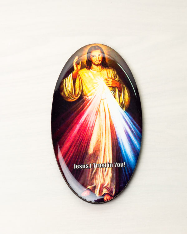 Magnet oval Divine Mercy